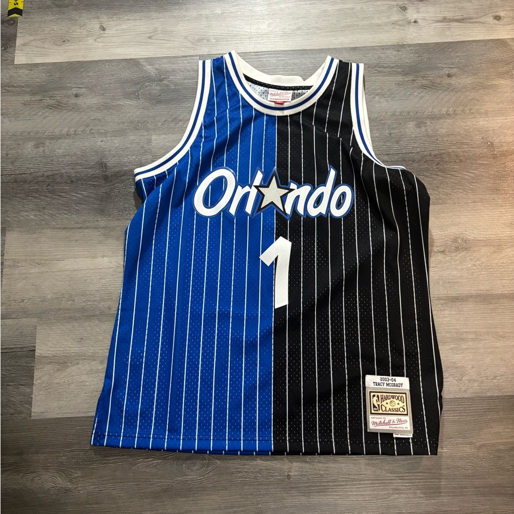 Tracy McGrady XL Authentic Mitchell & Ness NBA Hardwood Classic Swingman Jersey.